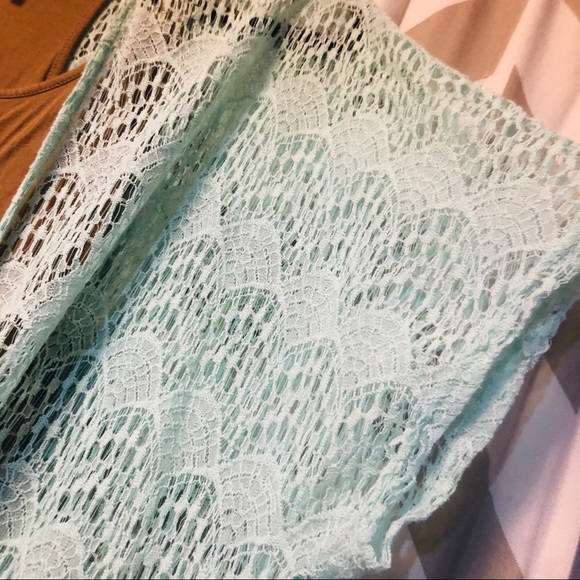 Lace kimono fringe top - Picture 4 of 7